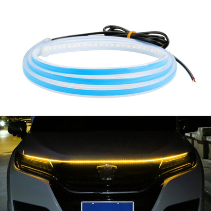 Car LED Streamer Decorative Hood Atmosphere Lights, Style: Monochrome Yellow Light(1.5m) - Decorative Lights by PMC Jewellery | Online Shopping South Africa | PMC Jewellery | Buy Now Pay Later Mobicred