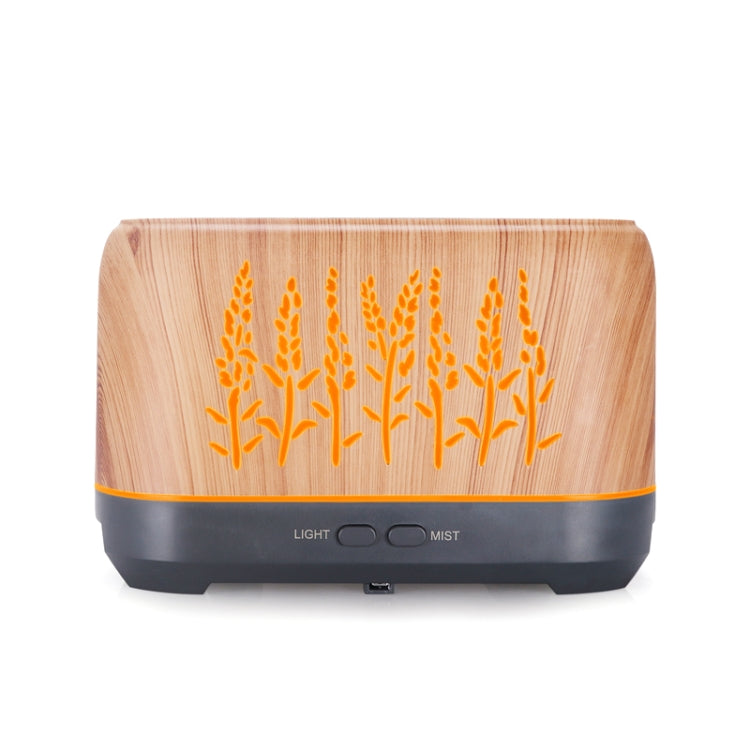 YX-1690 Wood Grain Aroma Diffuser Hollow Flame Humidifier(Shallow Wooden Grain) - free shipping - PMC TechLife - Order now!