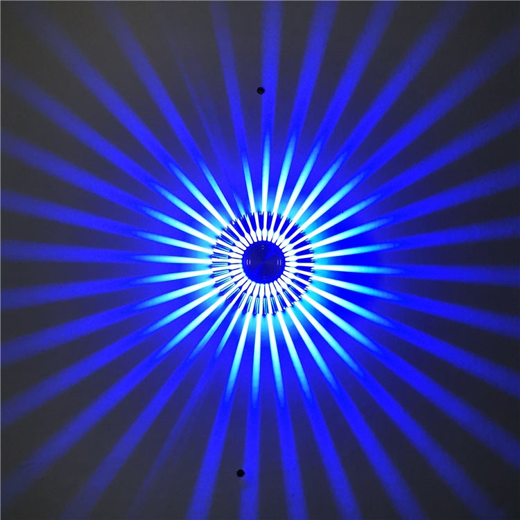 LED Aluminum Aisle Light Sunflower Corridor Lamp Decorative Light, Power source: Visible Installation 1W(Blue) - Novelty Lighting by PMC TechLife | Online Shopping South Africa | PMC TechLife | Buy Now Pay Later Mobicred