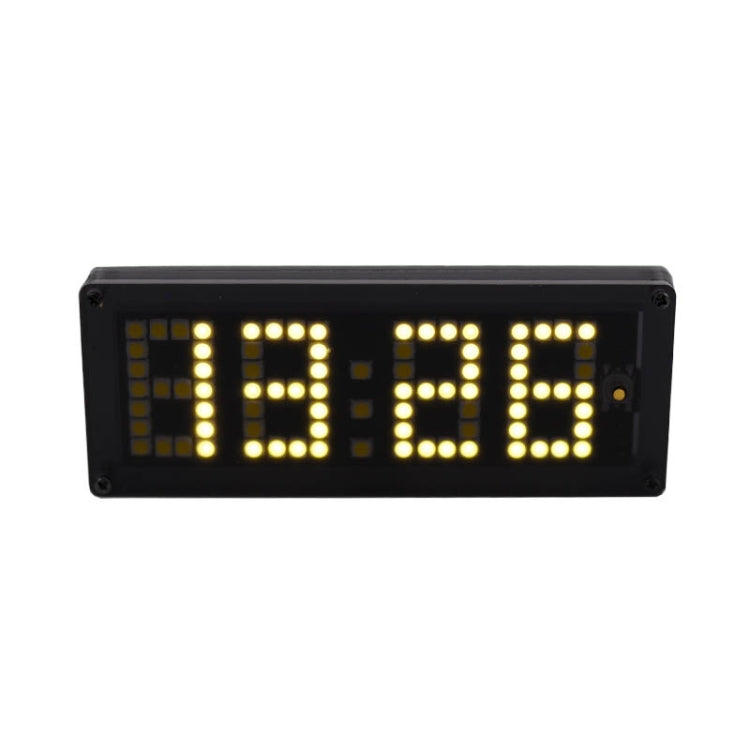 LED Dot Matrix Clock Car Thermometer Battery Voltage Measurement(White) - Clocks & Car Meters by PMC TechLife | Online Shopping South Africa | PMC TechLife | Buy Now Pay Later Mobicred