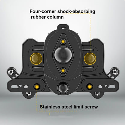 Motorcycle Bracket Crab Navigation Phone Bracket,Style： Y-type+15W Wireless Charging - Holder by PMC Jewellery | Online Shopping South Africa | PMC Jewellery | Buy Now Pay Later Mobicred