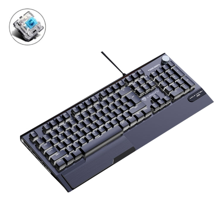 LANGTU K1000 104 Keys Luminous Wired Keyboard, Cable Length: 1.5m(Black Green Shaft White Light) - Wired Keyboard by LANGTU | Online Shopping South Africa | PMC Jewellery | Buy Now Pay Later Mobicred