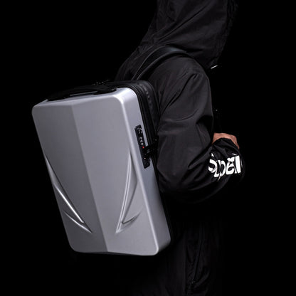 PC Hard Shell Computer Bag Gaming Backpack For Men, Color: Single-layer Silver - Backpack by PMC Jewellery | Online Shopping South Africa | PMC Jewellery | Buy Now Pay Later Mobicred