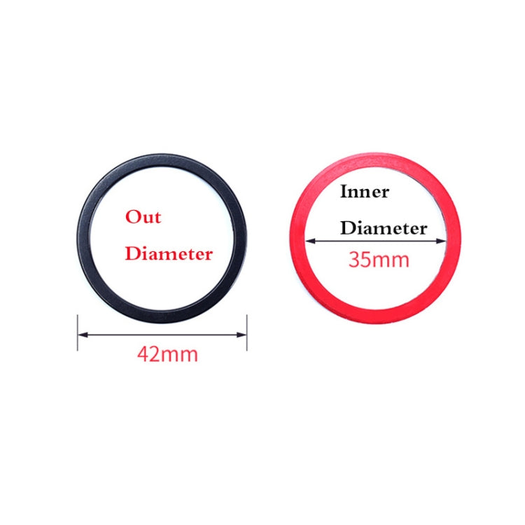 10 PCS FMFXTR Bicycle BB Middle Shaft Flying Wheel Cushion, Thickness: 1mm (Black) - Cap Component by FMFXTR | Online Shopping South Africa | PMC TechLife | Buy Now Pay Later Mobicred