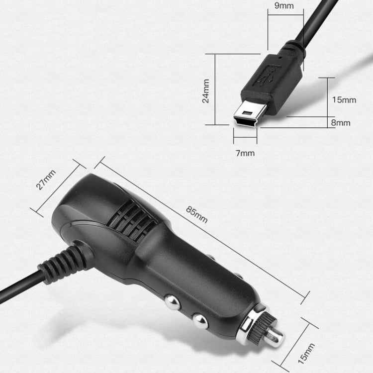 2 PCS Car Charger Fast Charging Driving Recorder Supply Line, Style: 1.5A+2.4A(Android Left Bend) - Cables & Connectors by PMC TechLife | Online Shopping South Africa | PMC TechLife | Buy Now Pay Later Mobicred