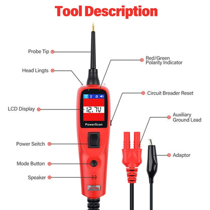 AUTEL PS100  Automotive Circuit Tester Automotive System Diagnostic Tool - Electronic Test by AUTEL | Online Shopping South Africa | PMC Jewellery | Buy Now Pay Later Mobicred