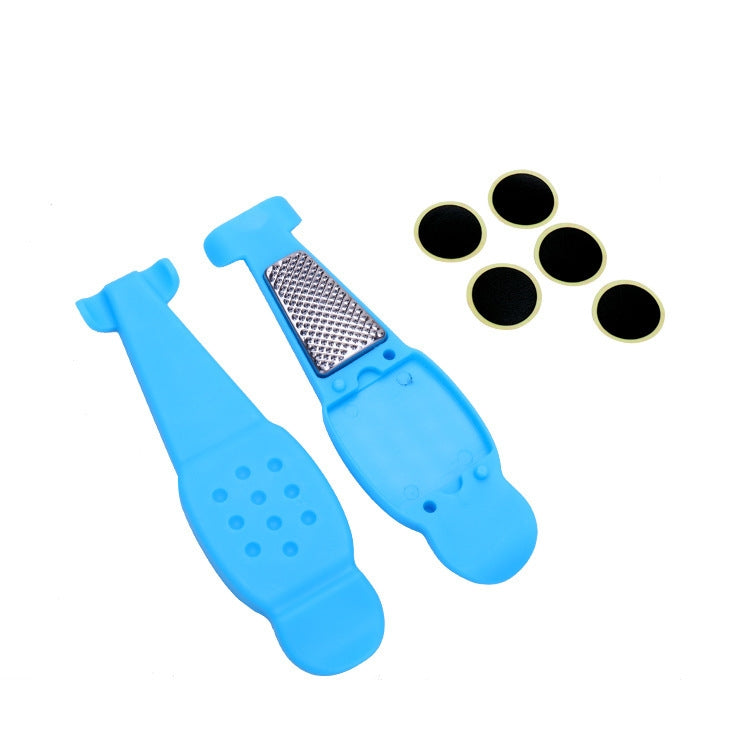Multifunctional Bicycle Tire Changing Tool, Color: Blue+5 Tire Patches - Maintenance tools by PMc TechLife | Online Shopping South Africa | PMc TechLife | Buy Now Pay Later Mobicred