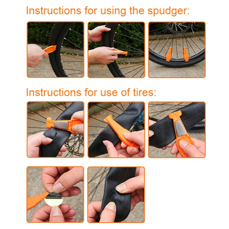 Multifunctional Bicycle Tire Changing Tool, Color: Blue+5 Tire Patches - Maintenance tools by PMc TechLife | Online Shopping South Africa | PMc TechLife | Buy Now Pay Later Mobicred