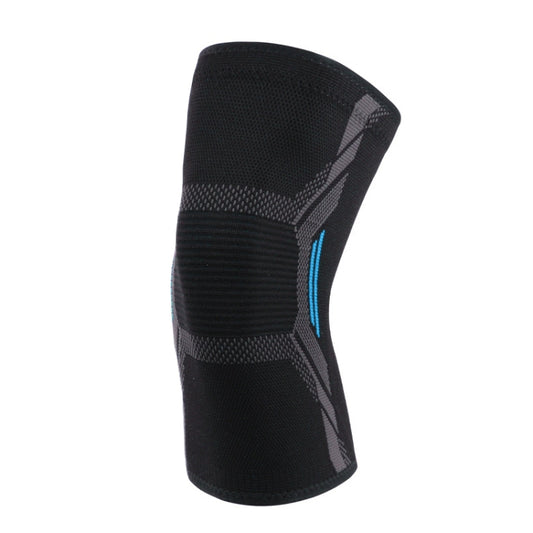 Nylon Sports Protective Gear Four-Way Stretch Knit Knee Pads, Size: S(Black Blue) - Sports Safety by PMC Jewellery | Online Shopping South Africa | PMC Jewellery | Buy Now Pay Later Mobicred