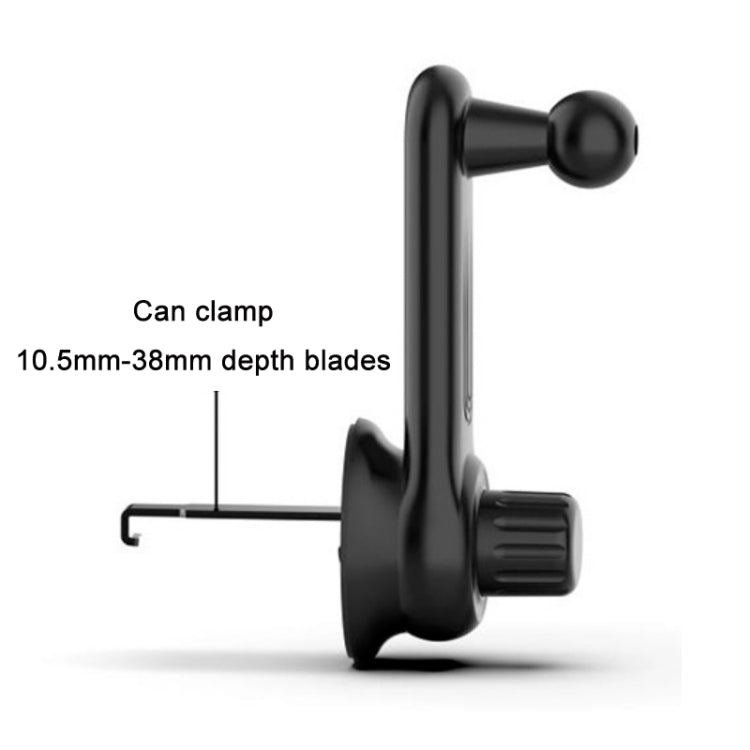 5 PCS Car Hook Mobile Phone Holder Clip Wireless Charging Base Accessories, Size: 13mm Ball Head - Universal Car Holders by PMC Jewellery | Online Shopping South Africa | PMC Jewellery | Buy Now Pay Later Mobicred