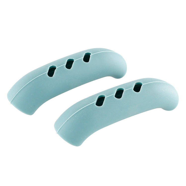 1 Pair Silicone Pot Handle Insulation Cover Iron Pot Handle Cover(Light Green) - Insulation by PMC TechLife | Online Shopping South Africa | PMC TechLife