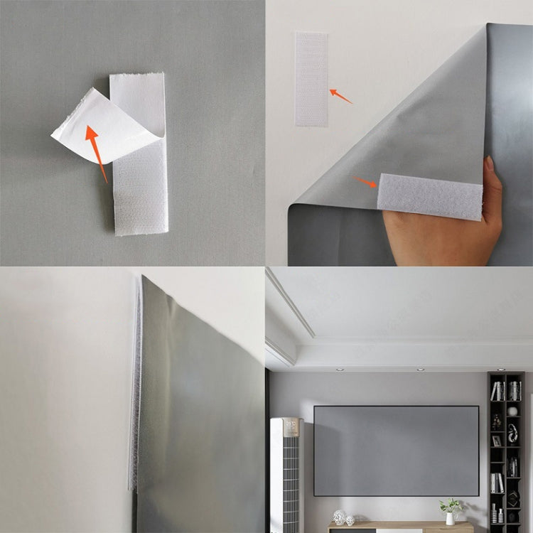 Folding Metal Anti-Light HD Projection Curtain, Size: 84 inch 4:3 172x125cm - Film Curtains by PMC TechLife | Online Shopping South Africa | PMC TechLife | Buy Now Pay Later Mobicred