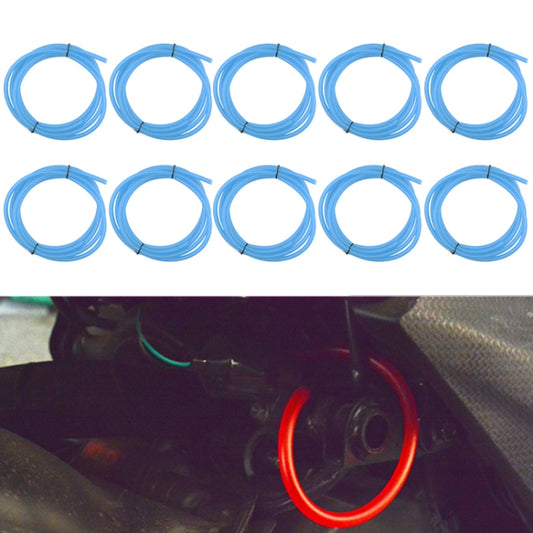 10PCS Motorcycle Modification Oil Pipe Rubber Gasoline Pipe, Length: 1m(Blue) - oil tank tubes & oil pumps by PMC Jewellery | Online Shopping South Africa | PMC Jewellery | Buy Now Pay Later Mobicred