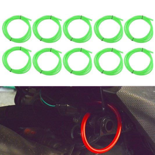 10PCS Motorcycle Modification Oil Pipe Rubber Gasoline Pipe, Length: 1m(Green) - oil tank tubes & oil pumps by PMC Jewellery | Online Shopping South Africa | PMC Jewellery | Buy Now Pay Later Mobicred