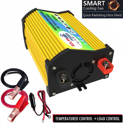 Saga Generation 1 Home Solar Generator Inverter+30A Controller+18W 12V Solar Panel, Specification: Yellow 12V To 220V - Modified Square Wave by PMC Jewellery | Online Shopping South Africa | PMC Jewellery | Buy Now Pay Later Mobicred