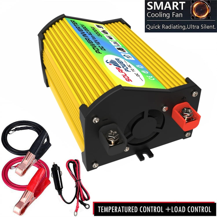 Saga Generation 1 Home Solar Generator Inverter+30A Controller+18W 12V Solar Panel, Specification: Yellow 12V To 110V - Modified Square Wave by PMC TechLife | Online Shopping South Africa | PMC TechLife | Buy Now Pay Later Mobicred