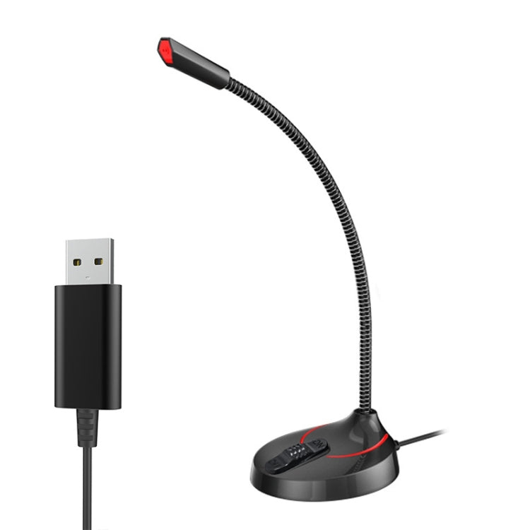 F12 Metal Hose Meeting Desktop Microphone, Spec: USB Version (Black) - Microphone by PMC TechLife | Online Shopping South Africa | PMC TechLife | Buy Now Pay Later Mobicred