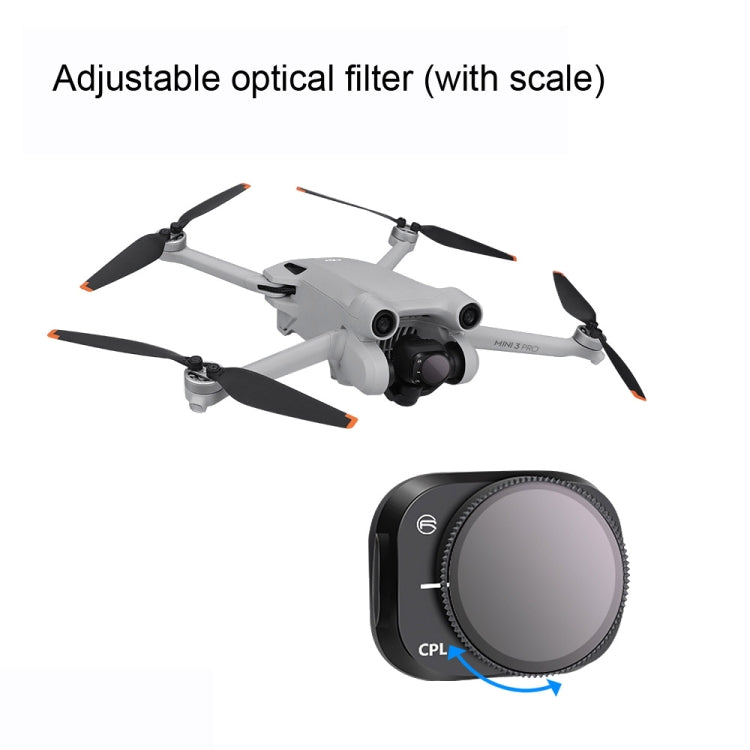 RCSTQ Aluminum Alloy Adjustable Filter Accessories for DJI Mini 3 Pro,Style: ND16 - free shipping - PMC TechLife - Order now!