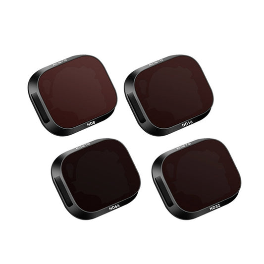 RCSTQ Aluminum Alloy Adjustable Filter Accessories for DJI Mini 3 Pro,Style: 4 In 1 Set - Mavic Lens Filter by RCSTQ | Online Shopping South Africa | PMC Jewellery | Buy Now Pay Later Mobicred