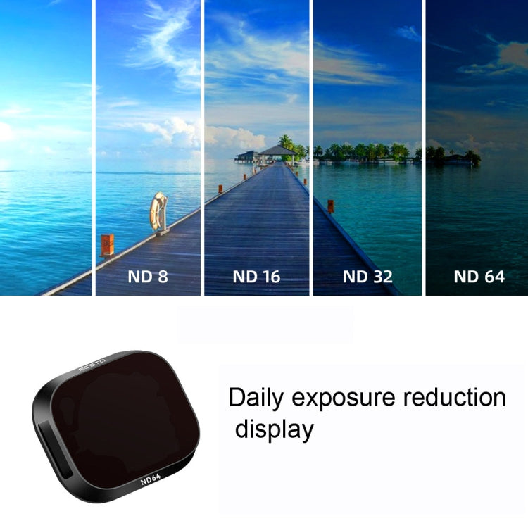 RCSTQ Aluminum Alloy Adjustable Filter Accessories for DJI Mini 3 Pro,Style: UV+CPL+ND8+ND16+ND32+ND64 6 In 1 - free shipping - PMC TechLife - Order now!