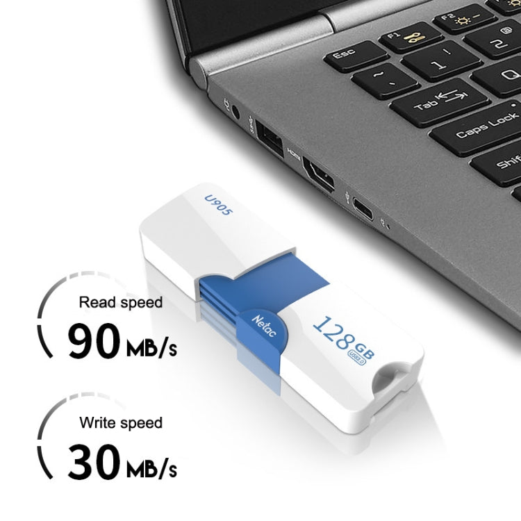 Netac U905 High Speed USB3.0 Retractable Car Music Computer USB Flash Drive, Capacity: 256GB - USB Flash Drives by Netac | Online Shopping South Africa | PMC Jewellery | Buy Now Pay Later Mobicred