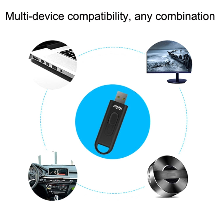 Netac U309 High Speed USB3.0 Push-Pull Encrypted USB Flash Drive, Capacity: 128GB - free shipping - PMC Jewellery - Order now!