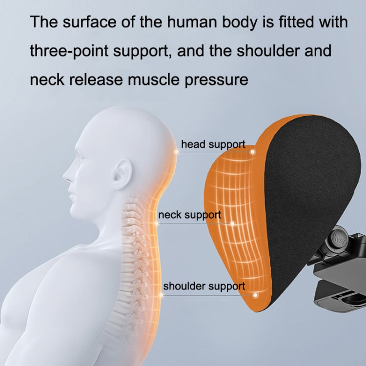 A09 Car Seat Headrest Memory Foam Comfortable Neck Pillow, Style: Without Stand (White) - Seat Accessories by PMC TechLife | Online Shopping South Africa | PMC TechLife | Buy Now Pay Later Mobicred