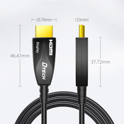 DTECH HDMI 2.0 Version Fiber Optical Line 4K 60Hz Large Screen TV Engineering Wiring, Length: 2m - Cable by DTECH | Online Shopping South Africa | PMC Jewellery | Buy Now Pay Later Mobicred