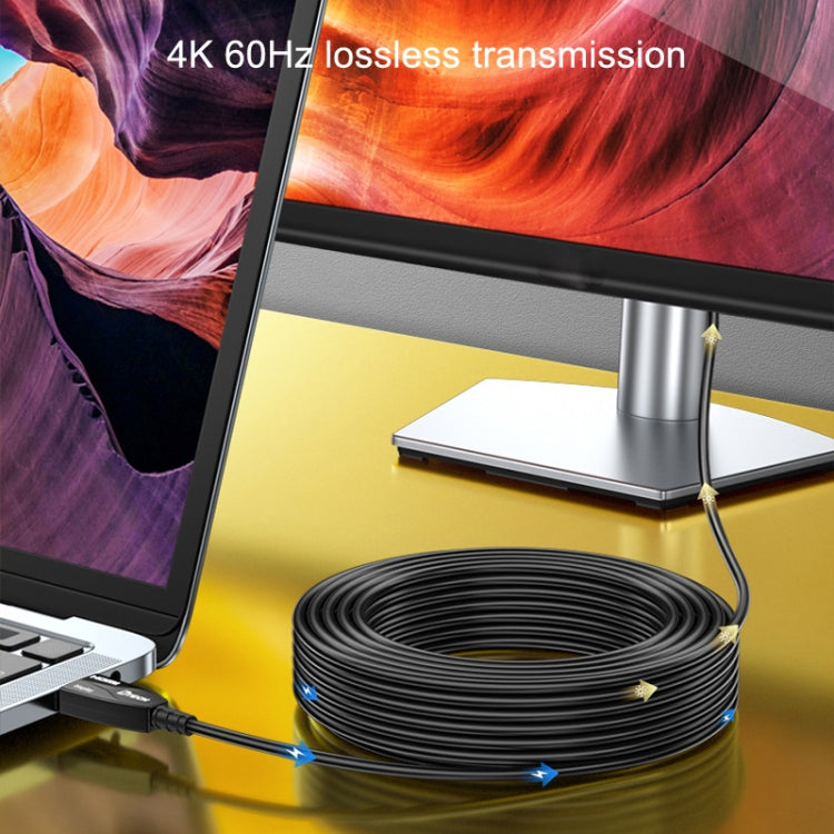 DTECH HDMI 2.0 Version Fiber Optical Line 4K 60Hz Large Screen TV Engineering Wiring, Length: 70m - free shipping - PMC Jewellery - Order now!