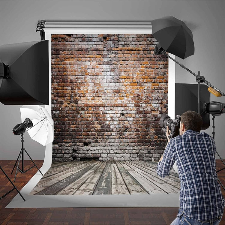 2.1m X 1.5m Brick Wall And Wooden Floor Photography Background - Brick Wall by PMC Jewellery | Online Shopping South Africa | PMC Jewellery