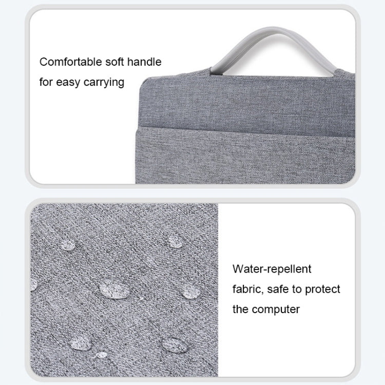 JRC Waterproof Laptop Tote Storage Bag, Size: 13.3 inches(Light Grey) - 13.3 inch by JRC | Online Shopping South Africa | PMC Jewellery | Buy Now Pay Later Mobicred