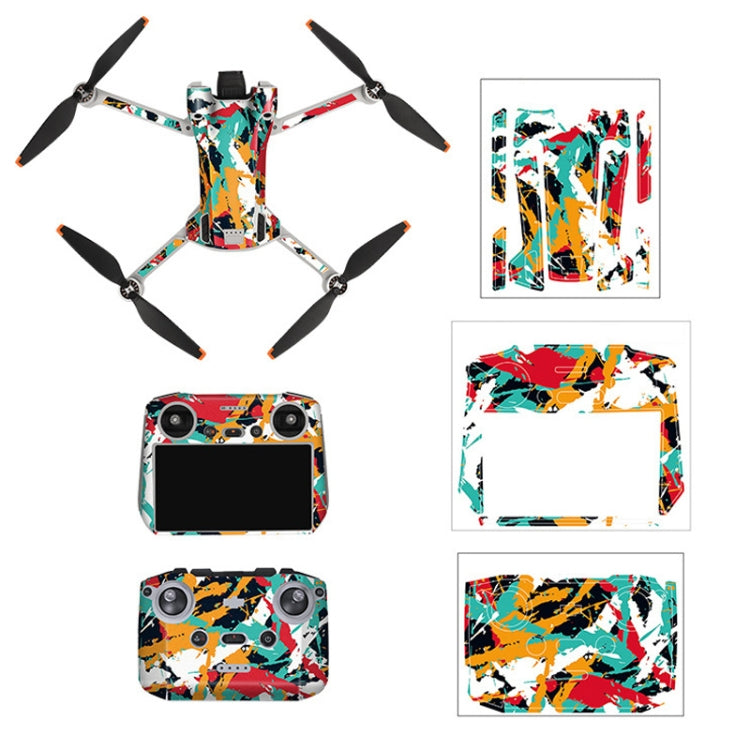 Sunnylife Drone+Remote Control Protective Sticker For DJI Mini 3 Pro RC Version(Rhythm Graffiti) - Stickers by Sunnylife | Online Shopping South Africa | PMC Jewellery | Buy Now Pay Later Mobicred