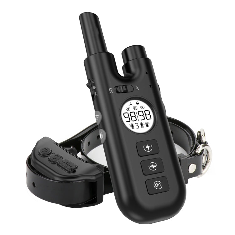 Intelligent Remote Control Dog Trainer Automatic Barking Stop Collar(Black) - Training Aids by PMC TechLife | Online Shopping South Africa | PMC TechLife | Buy Now Pay Later Mobicred