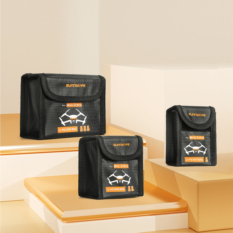 Sunnylife  Battery Explosion-proof Bag Storage Bag for DJI Mini 3 Pro,Size: Can Hold 3 Batteries - Carry Cases & Bags by Sunnylife | Online Shopping South Africa | PMC TechLife | Buy Now Pay Later Mobicred