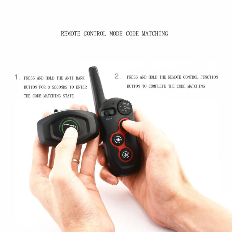 Remote Control Trainer Dog Collar Automatic Barking Stopper, Specification: 1 Drag 2 Red+Orange - free shipping - PMC TechLife - Order now!