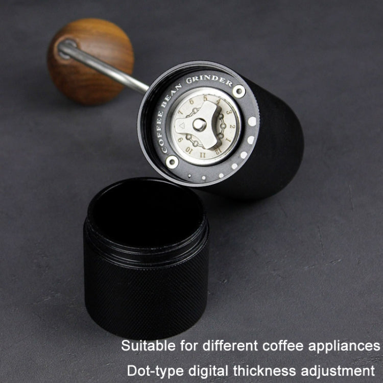 CNC Stainless Steel Hand Crank Coffee Bean Grinder, Specification: Pentagon Silver - free shipping - PMC TechLife - Order now!