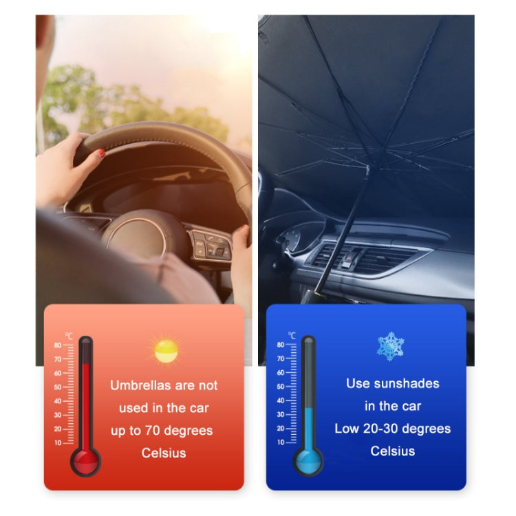 Car Windshield Telescopic Folding Thermal Insulation Parasol, Size: Small - Window Foils & Solar Protection by PMC TechLife | Online Shopping South Africa | PMC TechLife | Buy Now Pay Later Mobicred