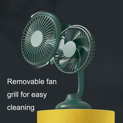 F502 Mini Hose Small Fan Car USB Fan(Green) - Heating & Fans by PMC Jewellery | Online Shopping South Africa | PMC Jewellery