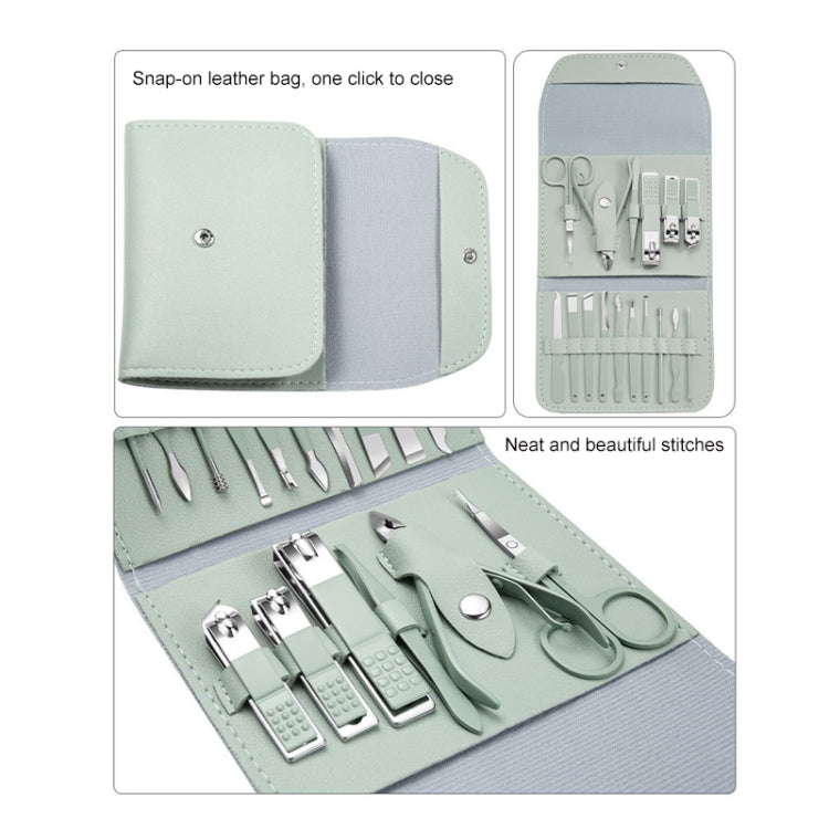 Nail Art Tool Set Nail Clippers Dead Skin Scissors Manicure Tool, Specification: 12 In 1 Coffee - Nail Clipper by PMC TechLife | Online Shopping South Africa | PMC TechLife