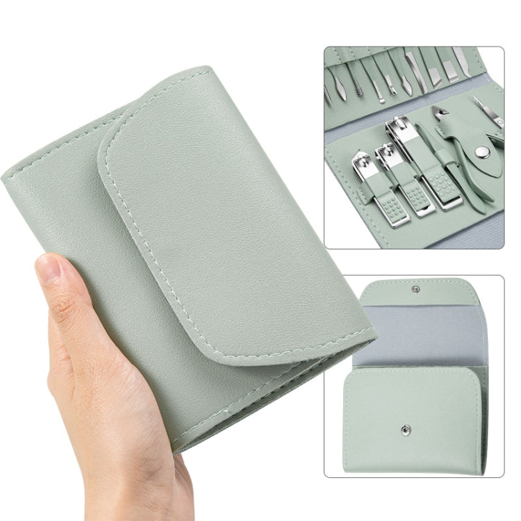 Nail Art Tool Set Nail Clippers Dead Skin Scissors Manicure Tool, Specification: 12 In 1 Coffee - Nail Clipper by PMC TechLife | Online Shopping South Africa | PMC TechLife