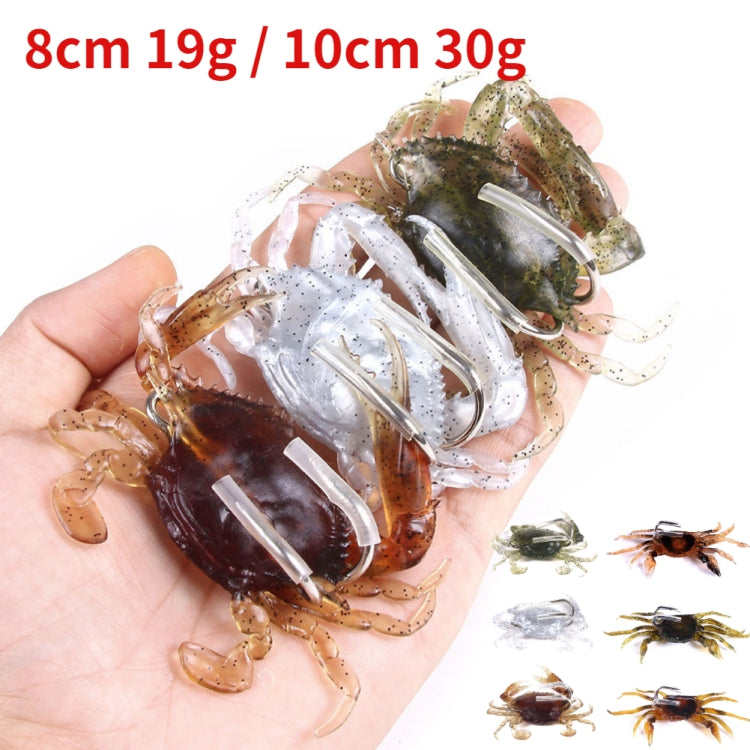 3 PCS HENGJIA SO068 Submerged Crab Hook Anti-hanging Bottom Ice Fishing Bait, Color: 10cm 30g Orange - Fishing Lures by HENGJIA | Online Shopping South Africa | PMC Jewellery