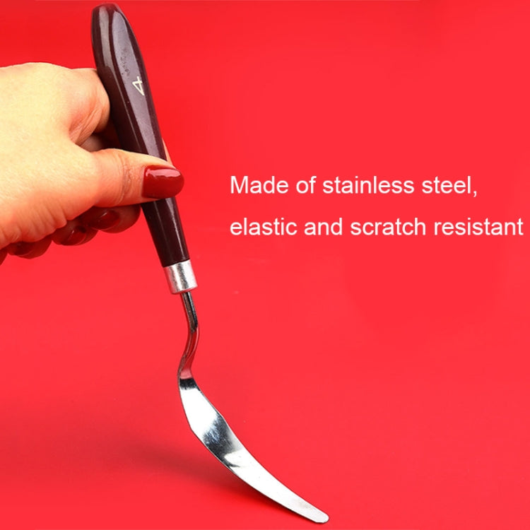 1 Sets/5PCS Plastic Handle Acrylic Painting Gouache Paint Knife - Art Supplies by PMC TechLife | Online Shopping South Africa | PMC TechLife