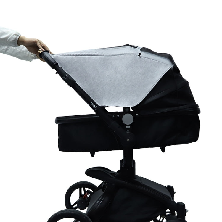 Universal Baby Stroller Accessories Sun Shade Cover With Visible Sunroof(Gray) - Strollers Accessories by PMC TechLife | Online Shopping South Africa | PMC TechLife | Buy Now Pay Later Mobicred