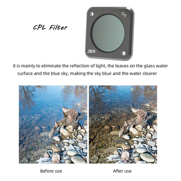JUNESTAR Action Camera Filters For DJI Action 2,Style: CS-3IN1 - free shipping - PMC TechLife - Order now!