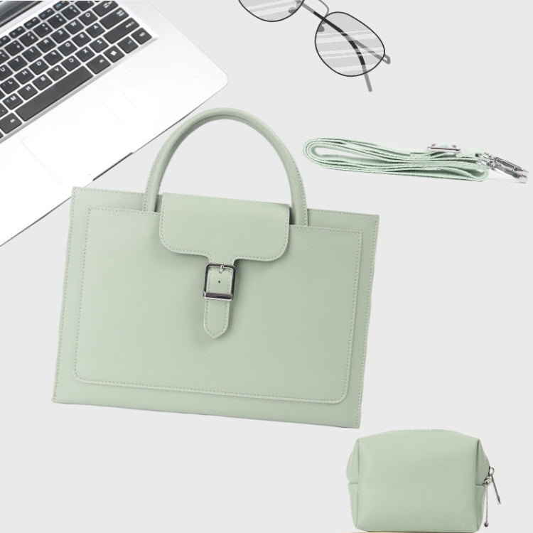 S176 Portable Waterproof Laptop Bag with Power Pack, Size: 14 inches(Mint Green) - 14.1 inch by PMC Jewellery | Online Shopping South Africa | PMC Jewellery | Buy Now Pay Later Mobicred