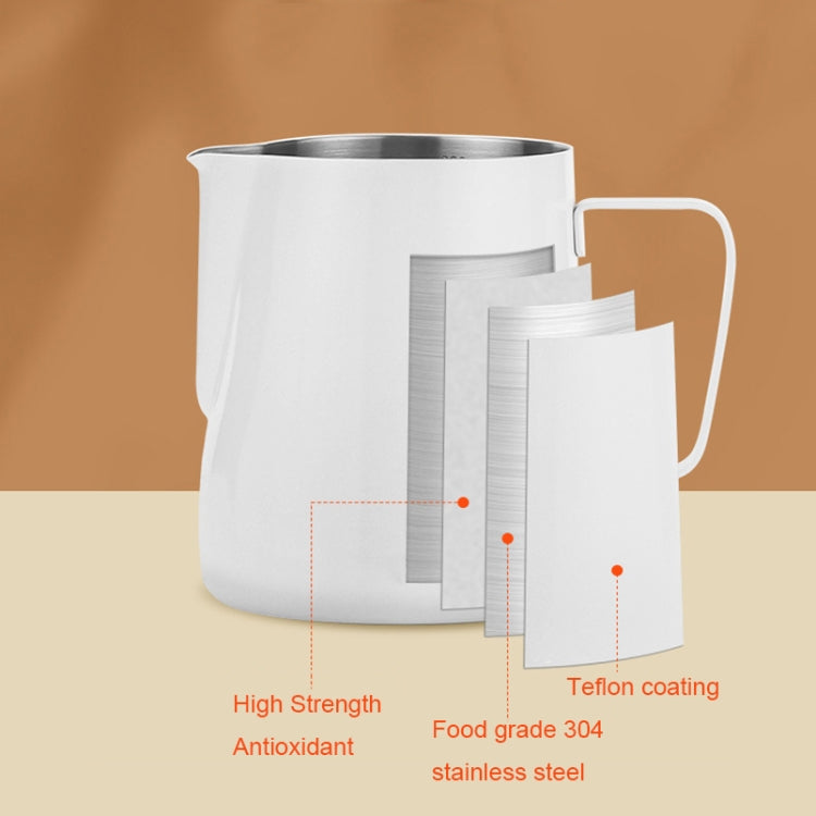 304 Stainless Steel Coffee Pot with Scale, Spec: 350ml (Black Beak) - free shipping - PMC TechLife - Order now!