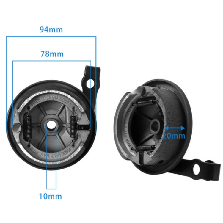 Electric Scooter Front Wheel Brake Stack Device For Ninebot MAX G30(Black) - Accessories & Parts by PMc TechLife | Online Shopping South Africa | PMc TechLife | Buy Now Pay Later Mobicred