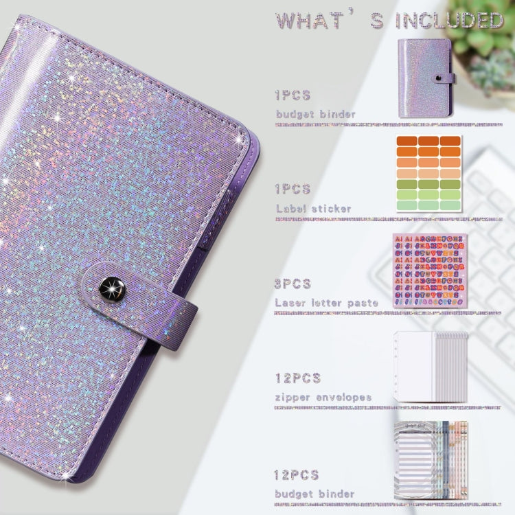 A6 Gypsophila Loose-leaf Bookkeeping Notebook Cash Budget Hand Book(Pink) - Notebooks by PMC TechLife | Online Shopping South Africa | PMC TechLife