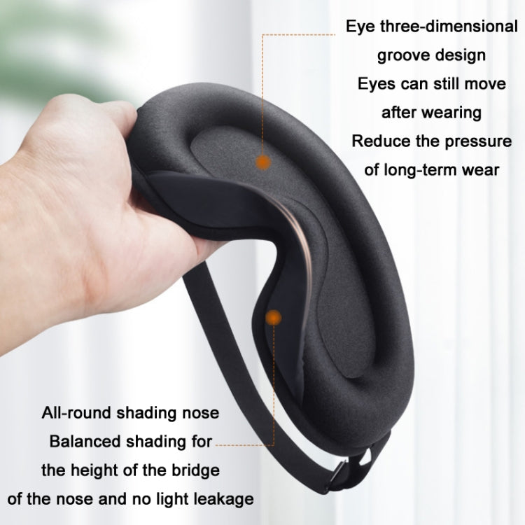 Three-Dimensional Breathable Hollow Sleep Shading Eye Mask, Specification: Champagne Color - free shipping - PMC TechLife - Order now!