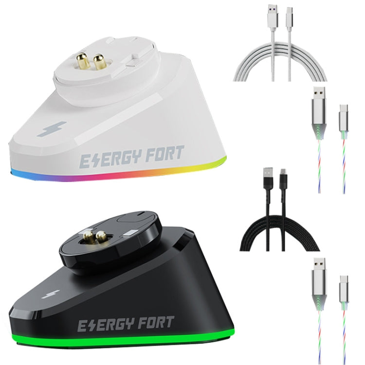 For Logitech G502 / GPW1 / 2 Wireless Mouse Charging Dock Stand White Stream - Other by PMC Jewellery | Online Shopping South Africa | PMC Jewellery | Buy Now Pay Later Mobicred